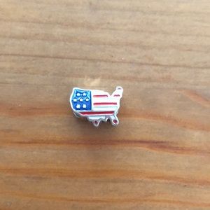 American Flag USA Pandora Charm